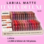 Blister Labial matte Italia Deluxe