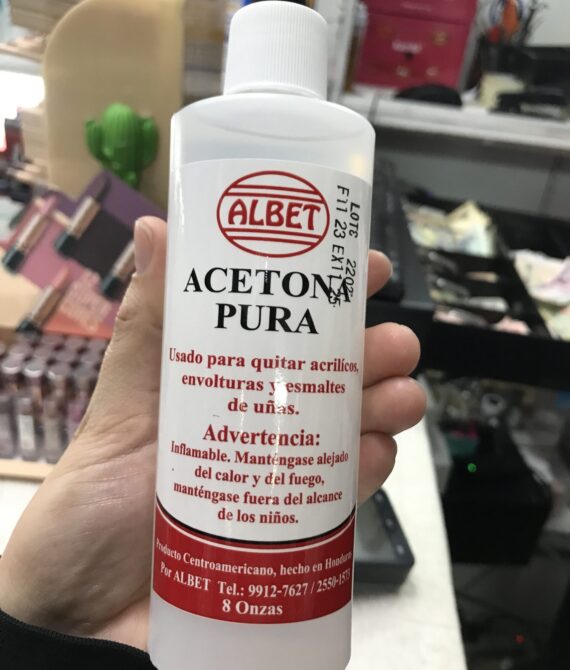 Acetona pura 8 onzas Albet