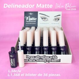 Blister delineador Matte Negro Liquido 36 unidades