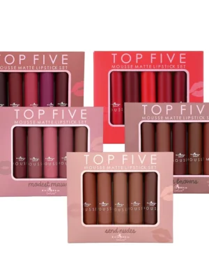 Mousse Matte Lipstick - Top Five Sets medio cajon 36 sets