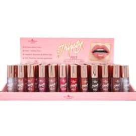 Display GLOSS THIRSTY POUT HI-SHINE LIP GLOSS ITALIA DELUXE  72 piezas
