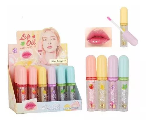 Lip Oil Aceite De Labios Frutas Kiss Beauty
