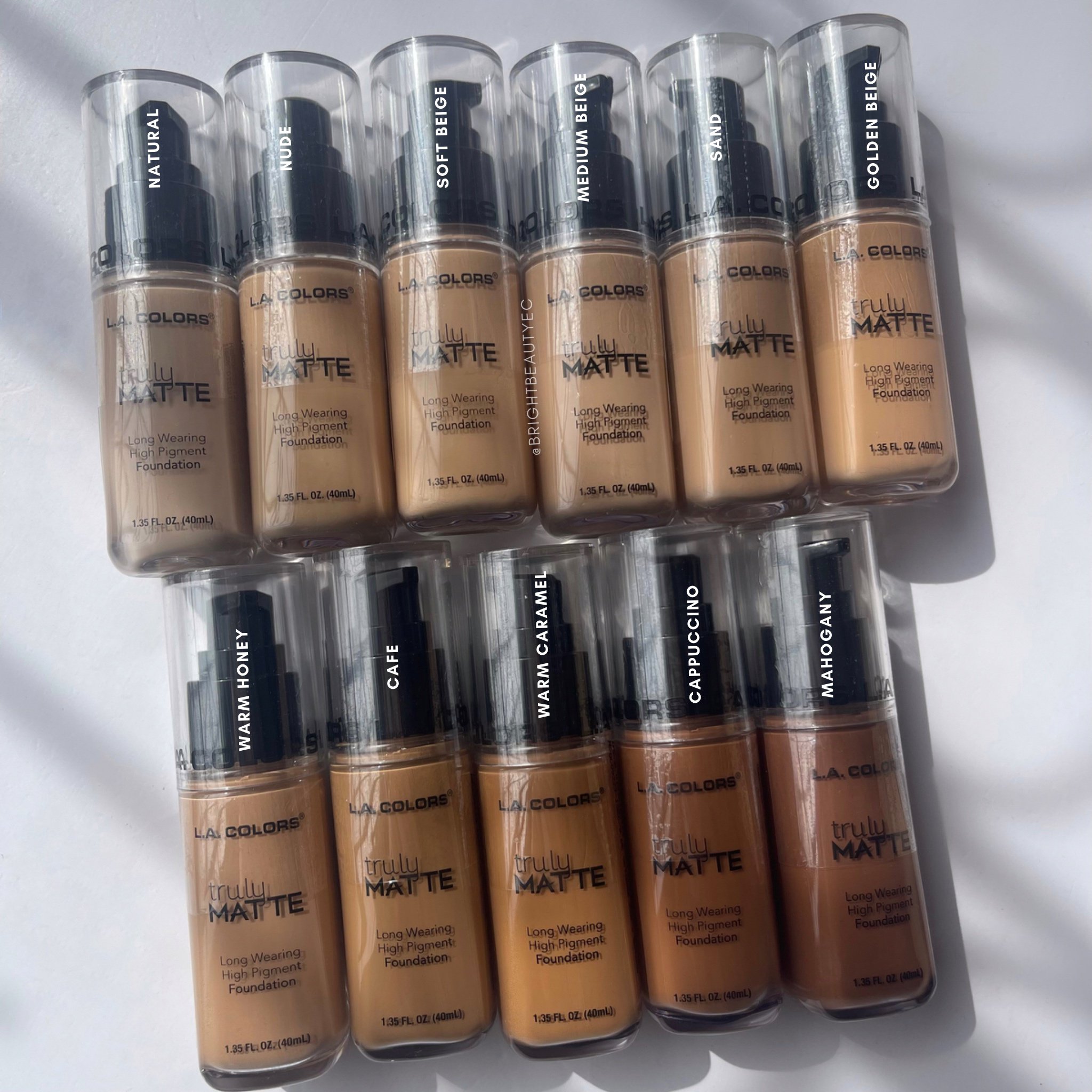 Base Truly Matte La Colors