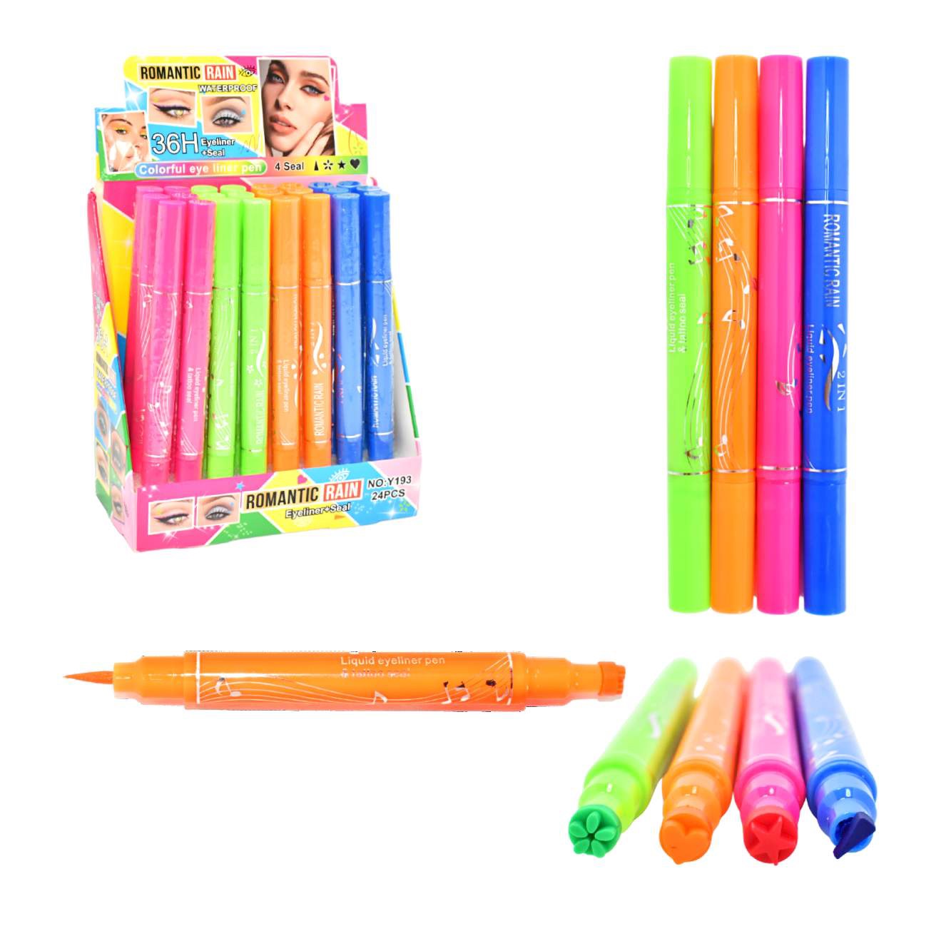 Delineadores 2n1 de colores