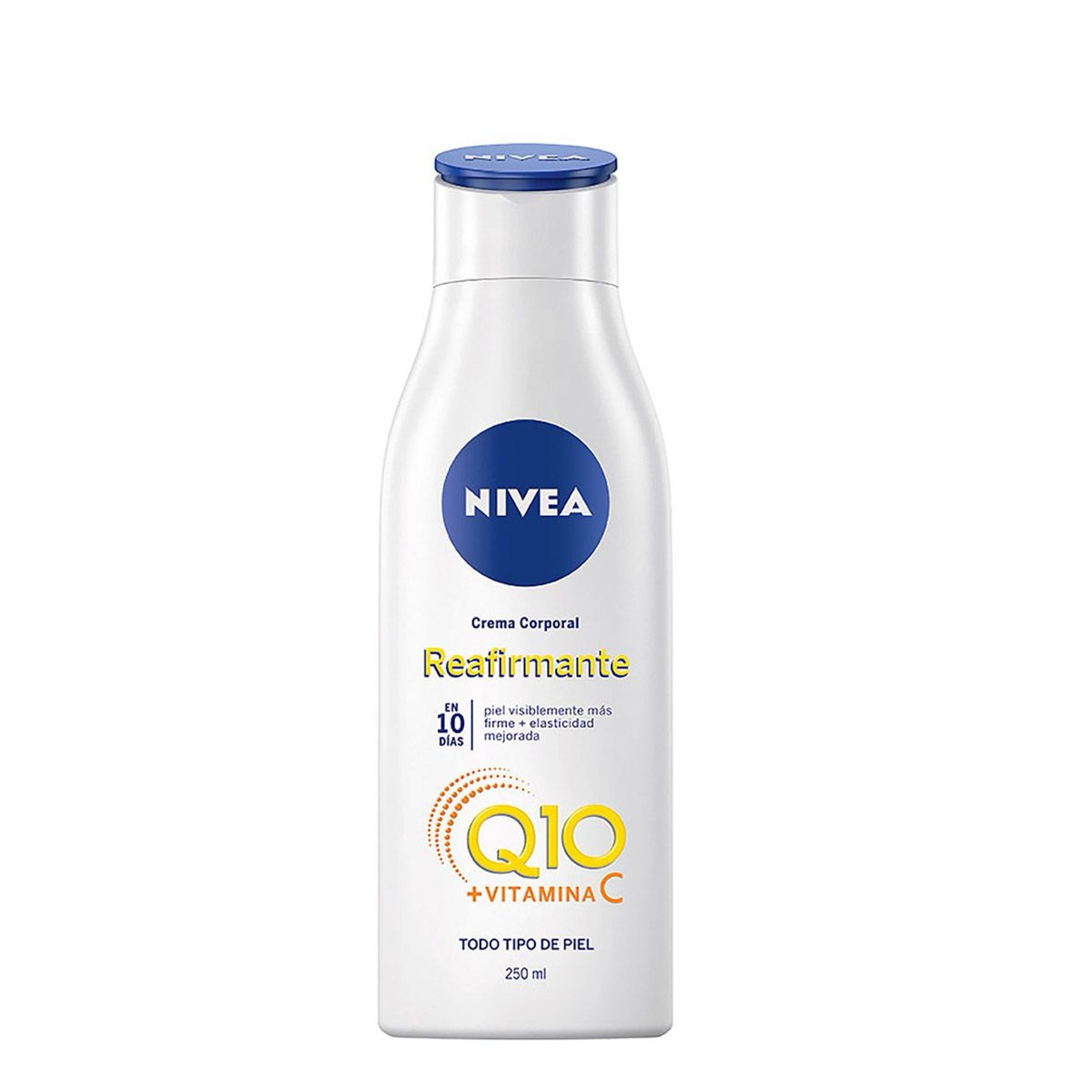 Nivea Q10 Reafirmante Crema Corporal + Vitamina C Todo Tipo de Piel – Frasco de 250 ml
