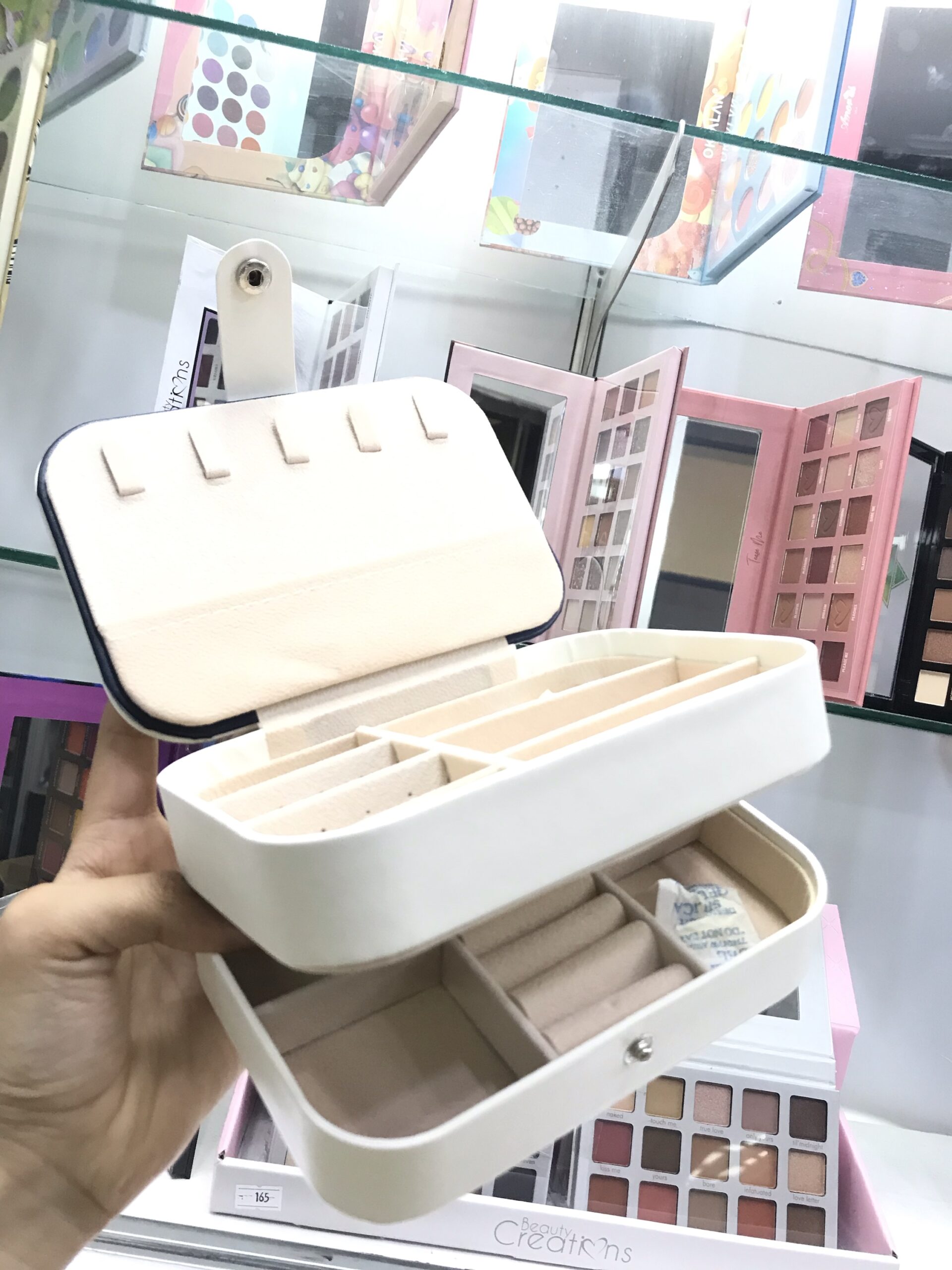 Joyero Rectangular con espejo