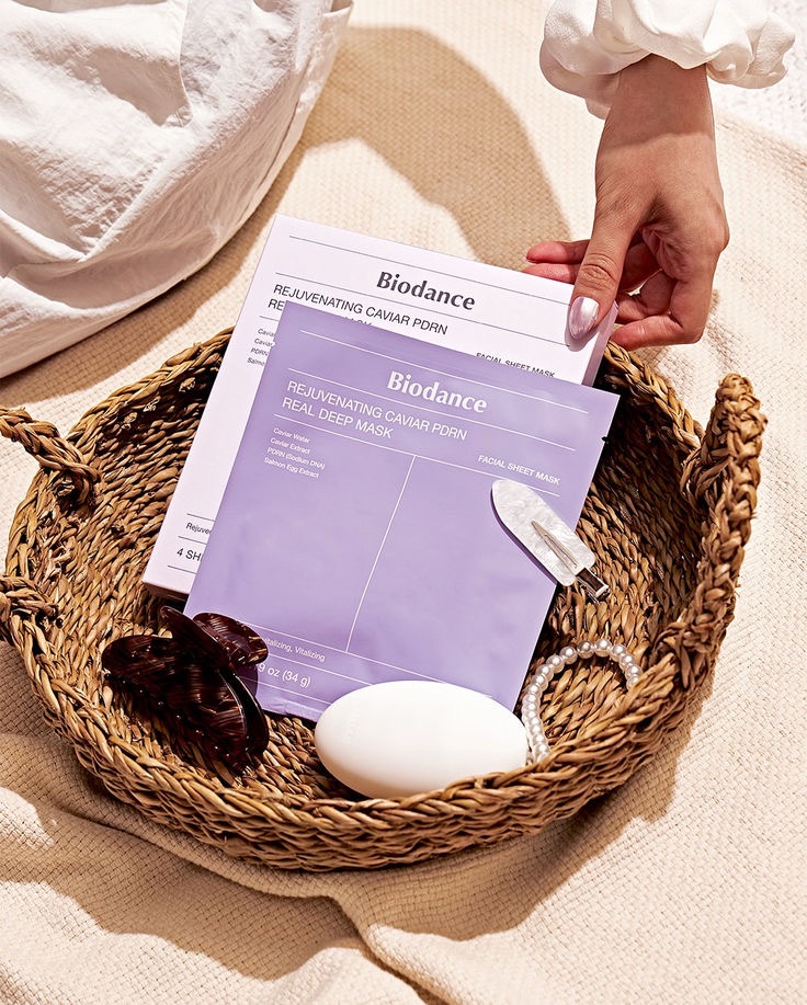 Máscarilla Rejuvenecedora De Caviar PDRN Reel Deep Biodance