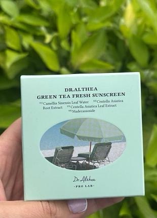 Protector solar facial Dr.Althea Green tea Fresh sunscreen FPS50+