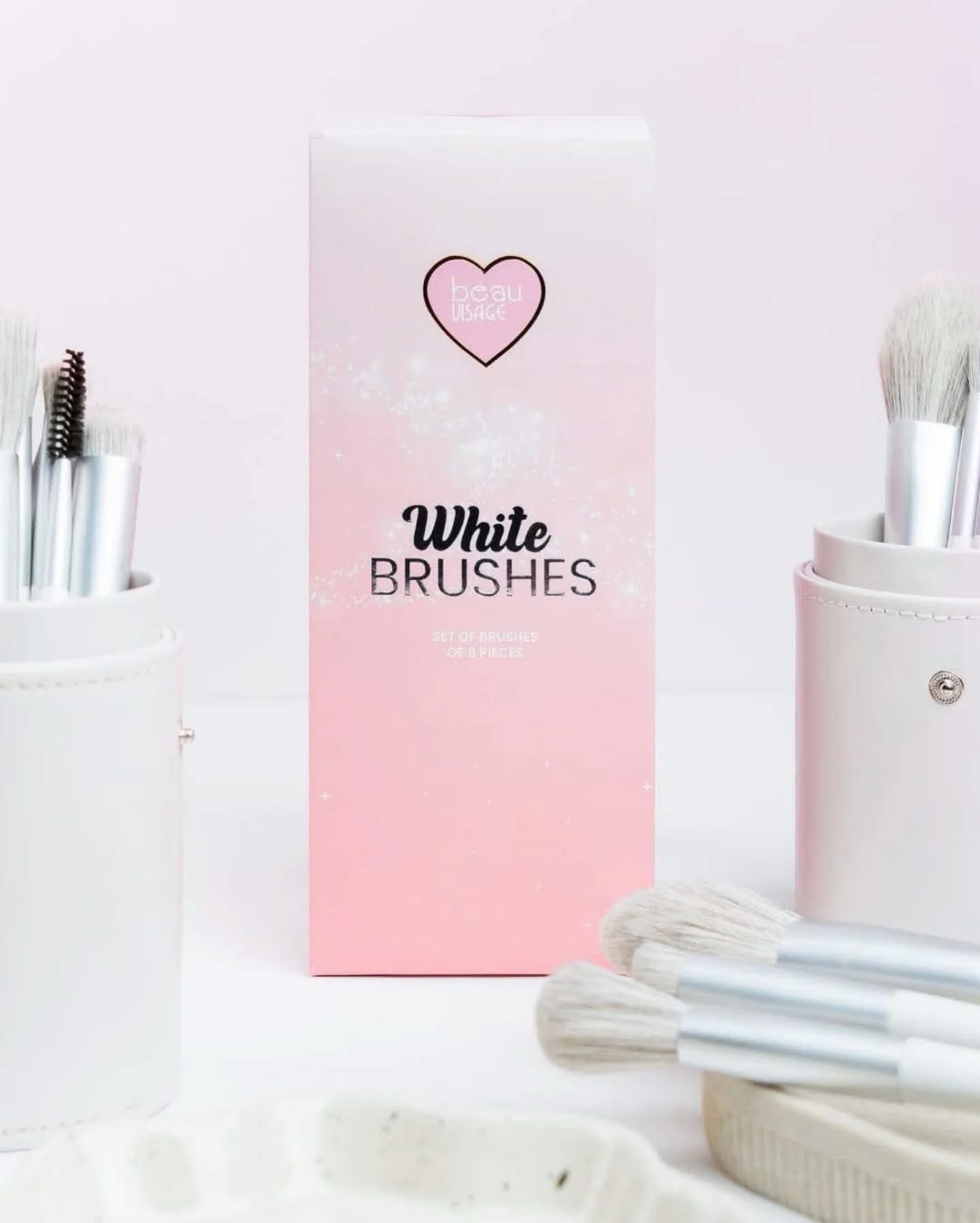 🤍 SET DE BROCHAS 8PCS DE BEAUVISAGE 🤍