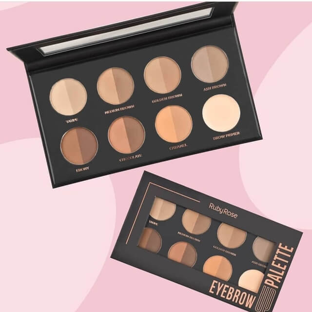 Paleta de sombras de Cejas  RUBY ROSE